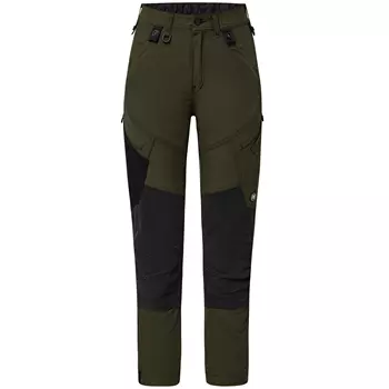 Engel X-treme womens work trousers full stretch, Forest green