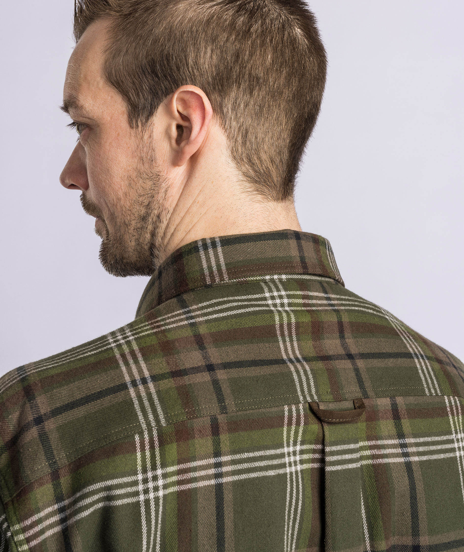 Pinewood Cornwall skovmandsskjorte, Green/Pine Green, large image number 5