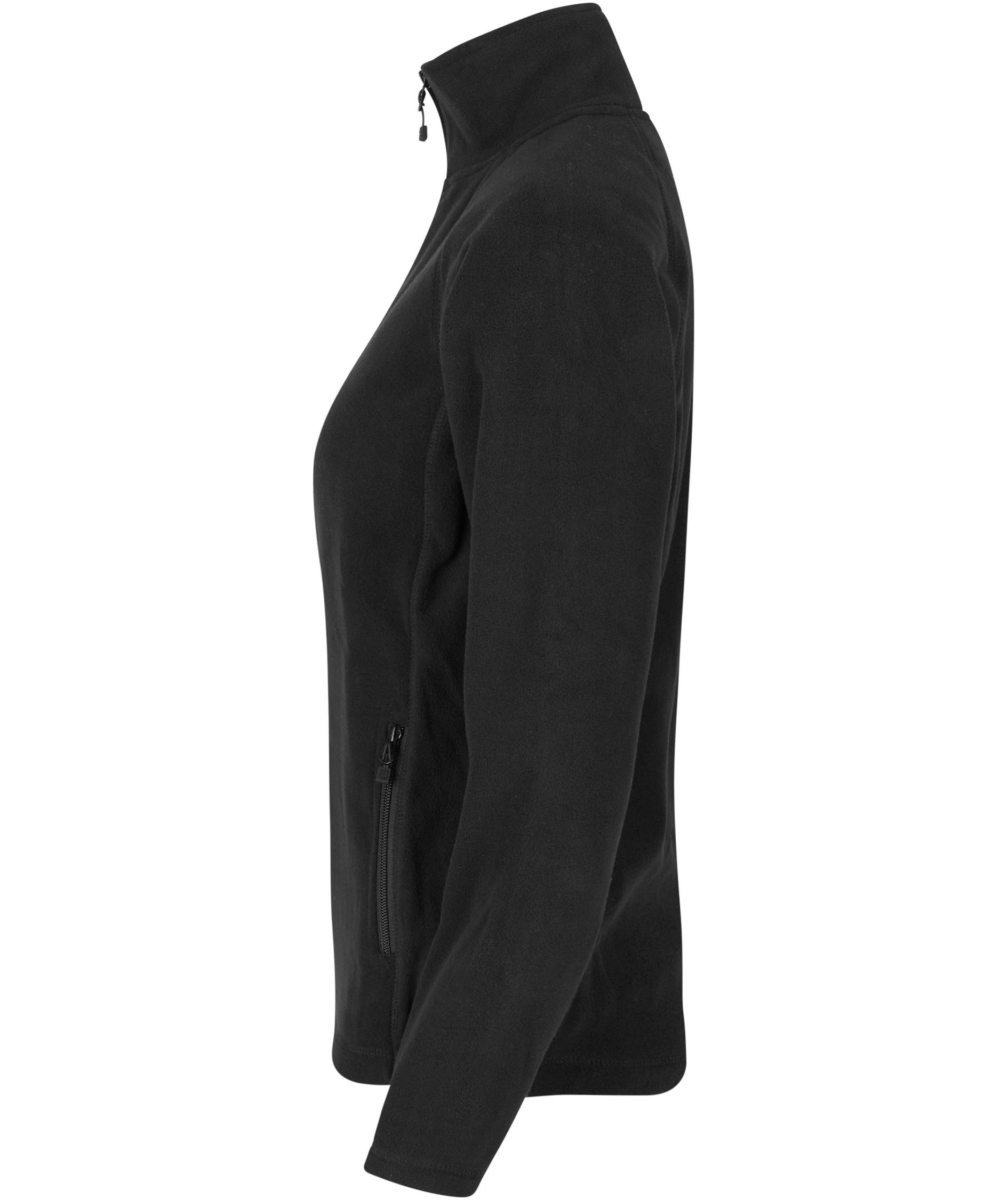 ID microfleece dame cardigan, Svart, large image number 2