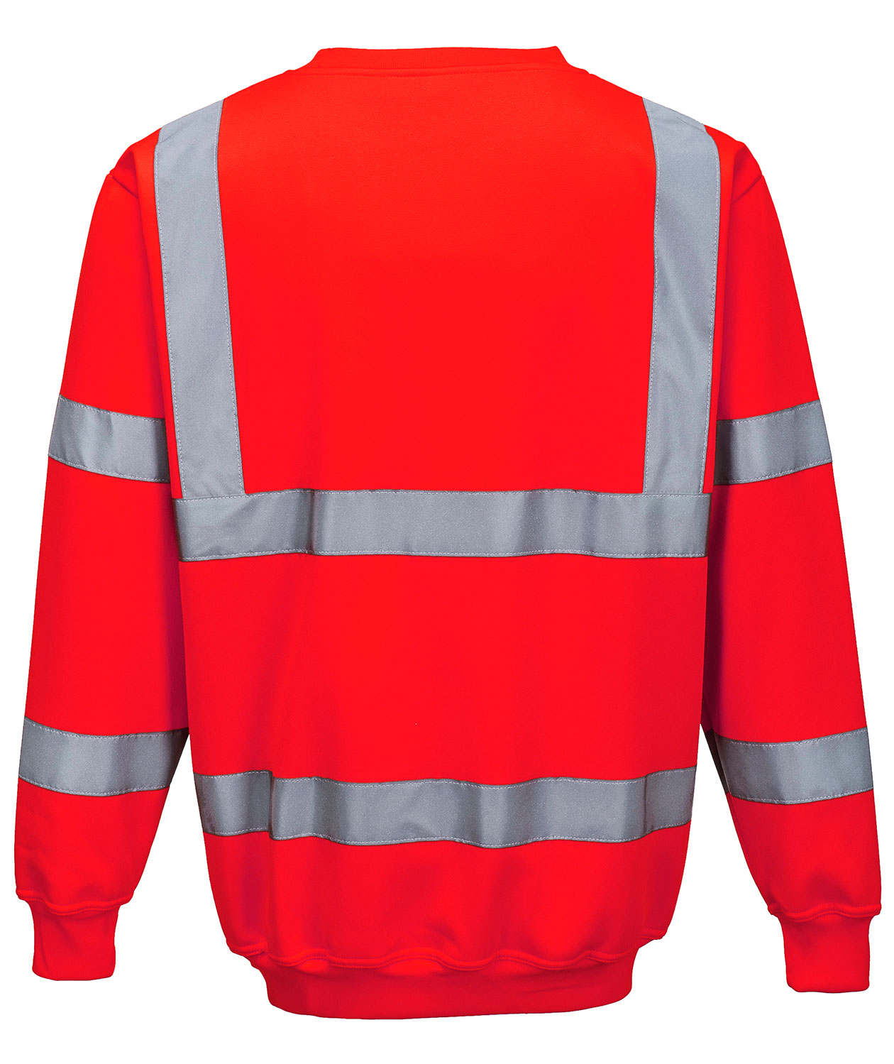 Portwest sweatshirt, Hi-Vis Red, large image number 1