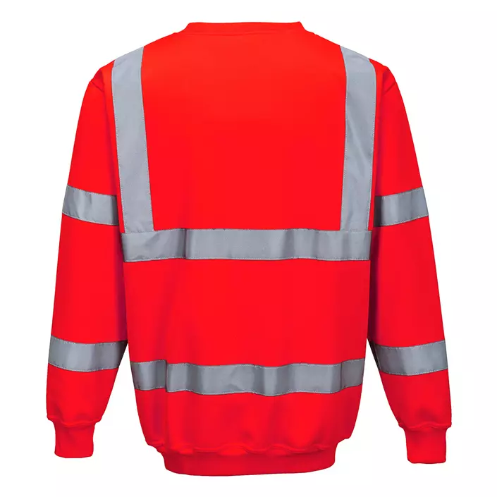 Portwest sweatshirt, Hi-Vis Red, large image number 1