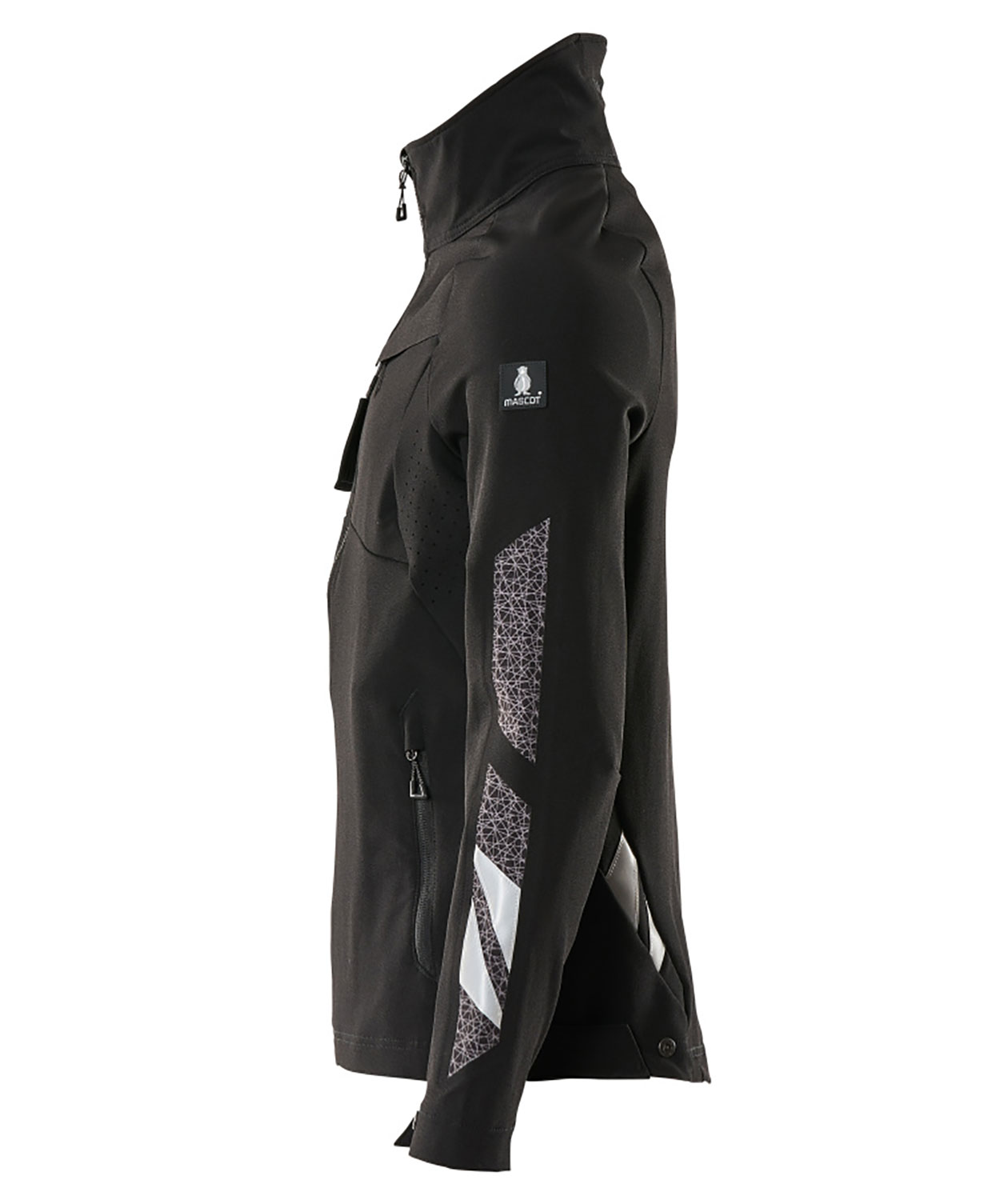 Mascot Accelerate jakke full stretch, Sort, large image number 3