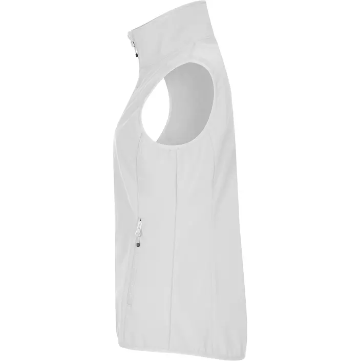 Clique Classic women's softshell vest, White, large image number 3