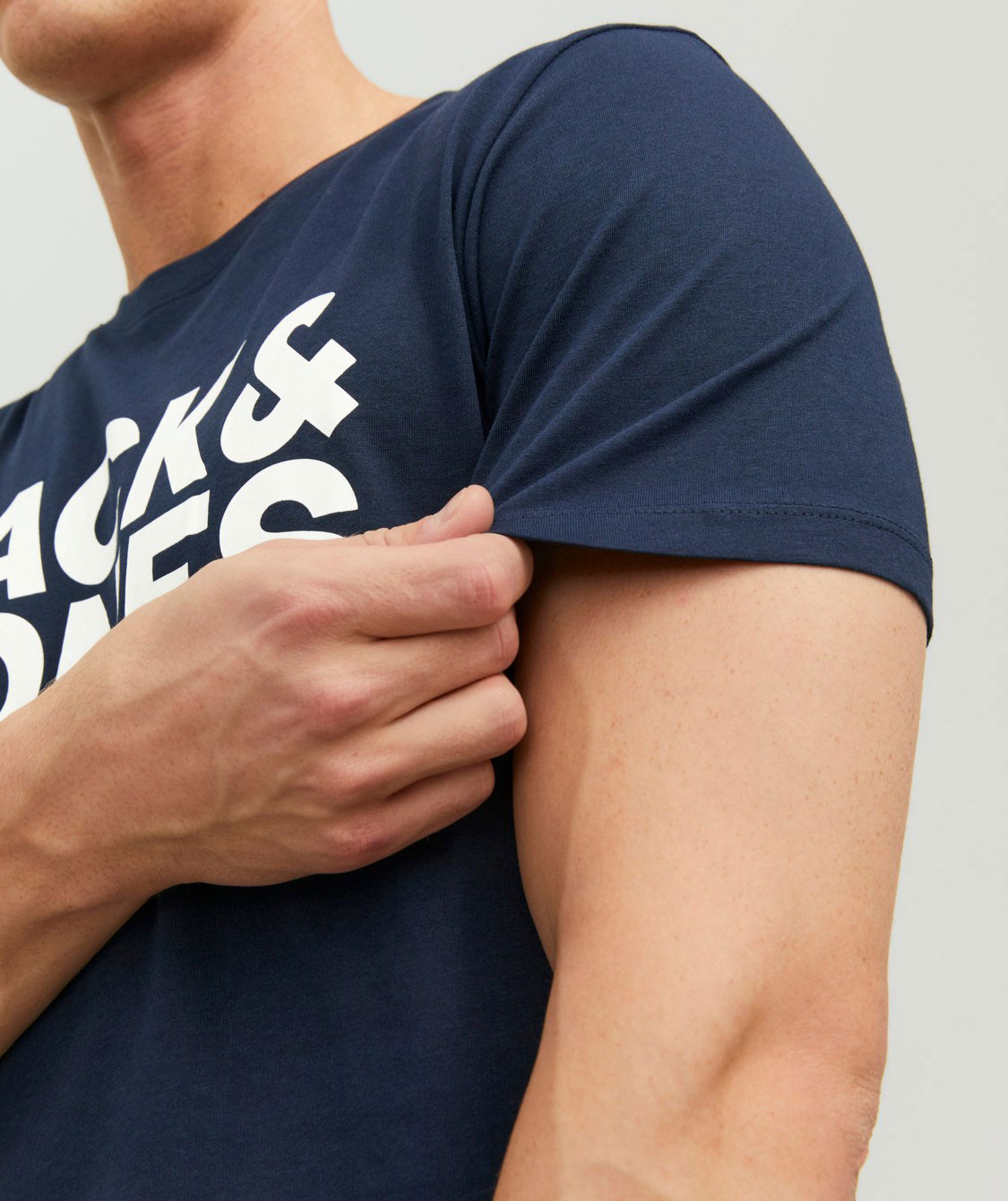 Jack & Jones JJECORP Logo Tee, Navy Blazer, large image number 6