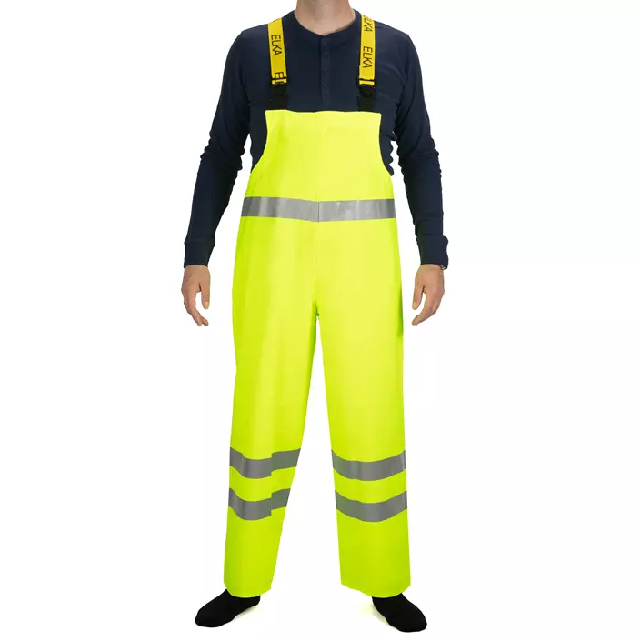 ELKA regnoveralls, Hi-Vis Gul, large image number 0