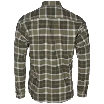 Pinewood Härjedalen regular fit flannel skovmandsskjorte, Mosgrøn/Jagt Oliven