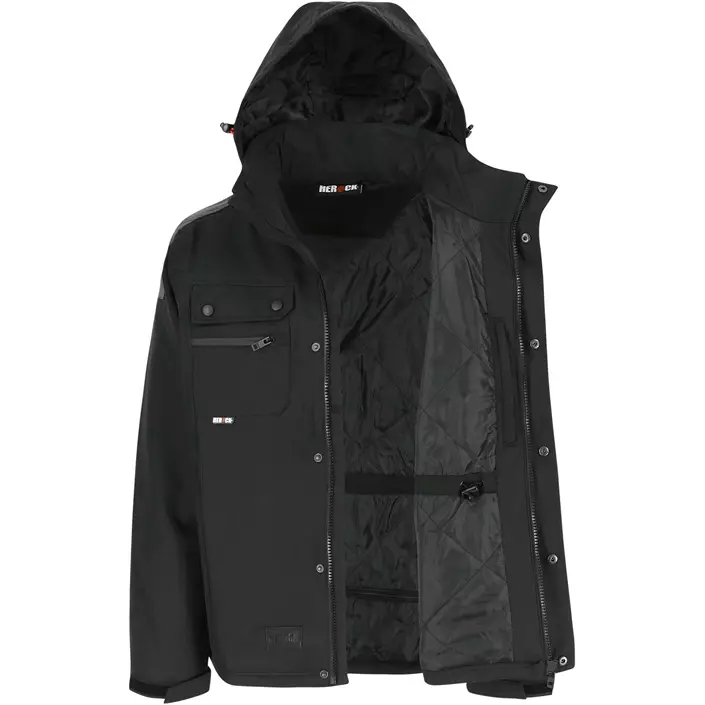 HEROCK Persia vinterjacka, Black, large image number 2