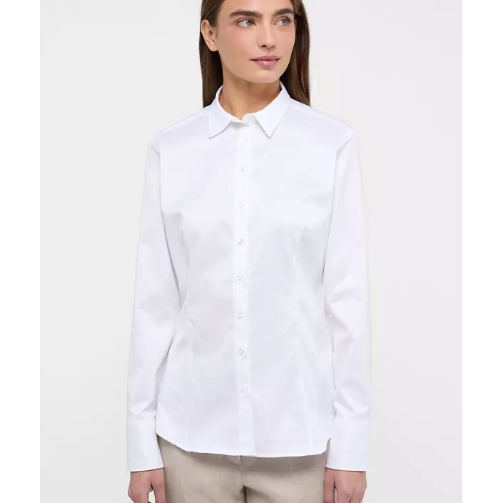 Eterna Cover Slim fit dameskjorte, White , large image number 1