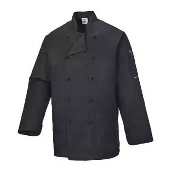 Portwest C834 chefs jacket, Black