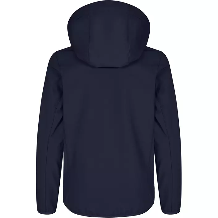 Clique Classic softshell jacket for kids, Dark navy, large image number 2