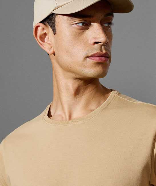 ID Identity T-Shirt med stretch, Sand, large image number 4