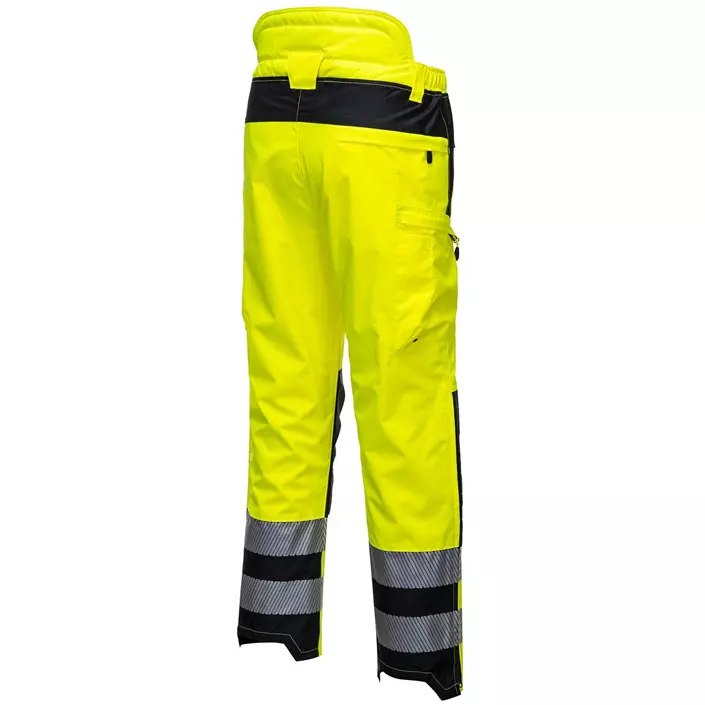 Portwest PW3 rain trousers, Hi-vis Yellow/Black, large image number 3