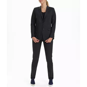 Sunwill Traveller Modern fit womens blazer with wool, Charcoal