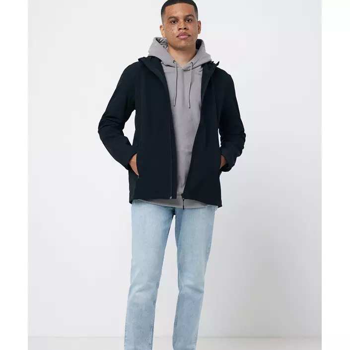 Iqoniq Makalu softshelljacka, Svart, large image number 10