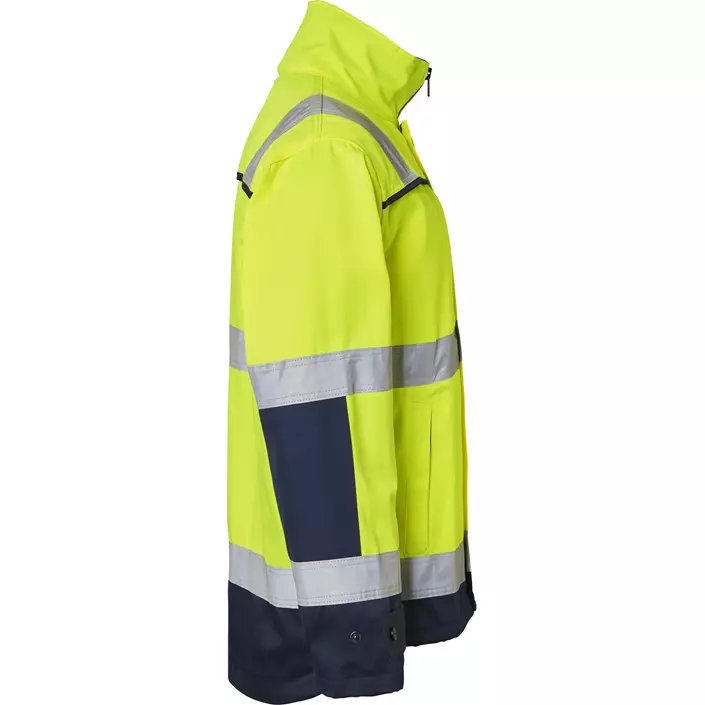 Top Swede work jacket 3816, Hi-Vis Yellow/Navy, large image number 2