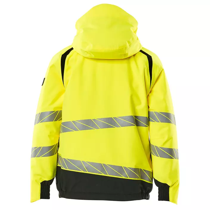 Mascot Accelerate Safe winter jacket for kids, Hi-vis Yellow/Black, large image number 2
