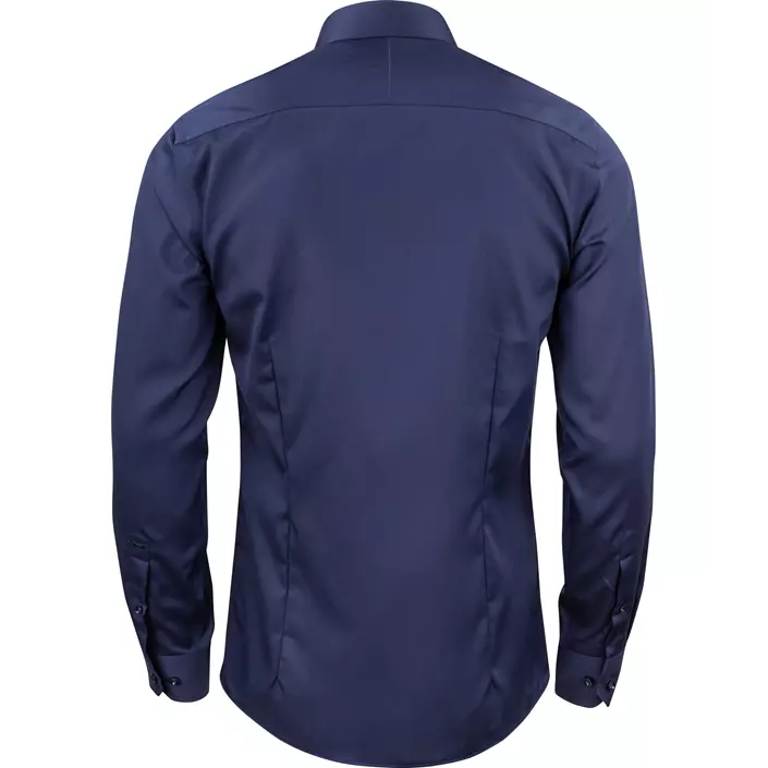 J. Harvest & Frost Twill Green Bow O1 slim fit skjorte, Navy, large image number 1