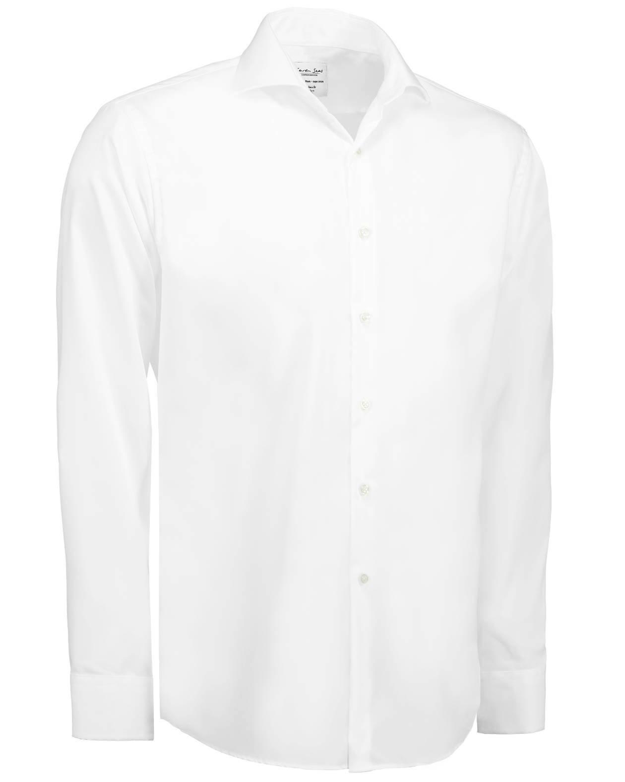 Seven Seas modern fit Fine Twill shirt, White, large image number 2