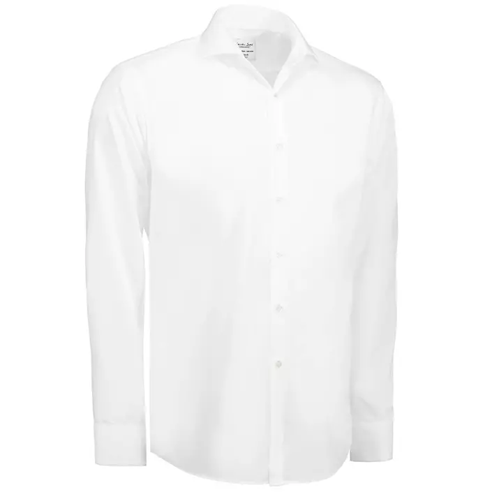 Seven Seas modern fit Fine Twill skjorta, Vit, large image number 2