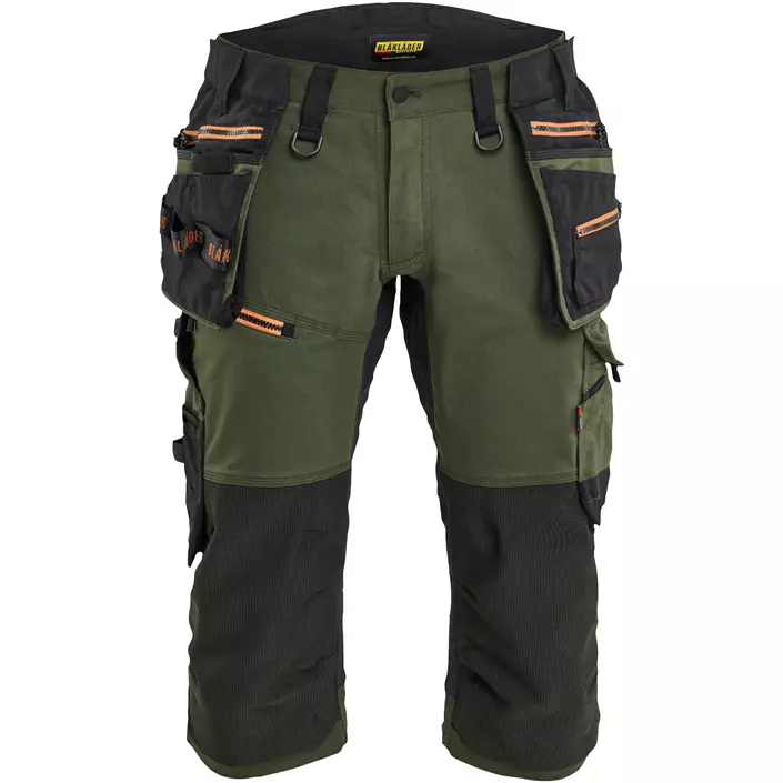 Blåkläder Striker 3/4-Handwerkerhose, Waldgrün/Rost, large image number 0