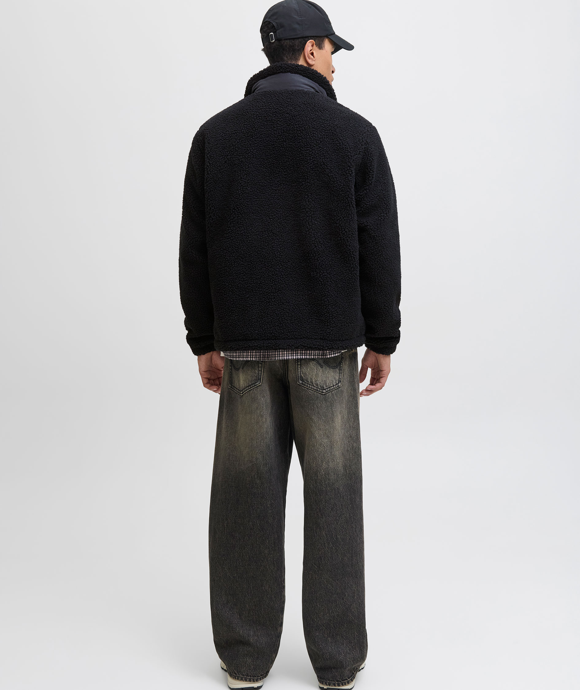 Jack & Jones JJESOHO Faserpelzjacke, Black, large image number 2