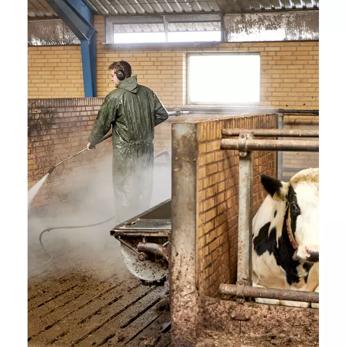 ELKA PU heldragt, Olivengrøn, large image number 3