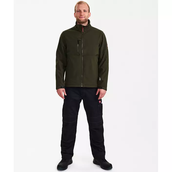 Engel Extend softshell jacket, Forest green, large image number 4