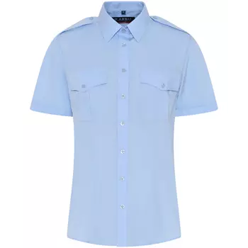 Angli Slim Fit short-sleeved women's pilot shirt, Light Blue