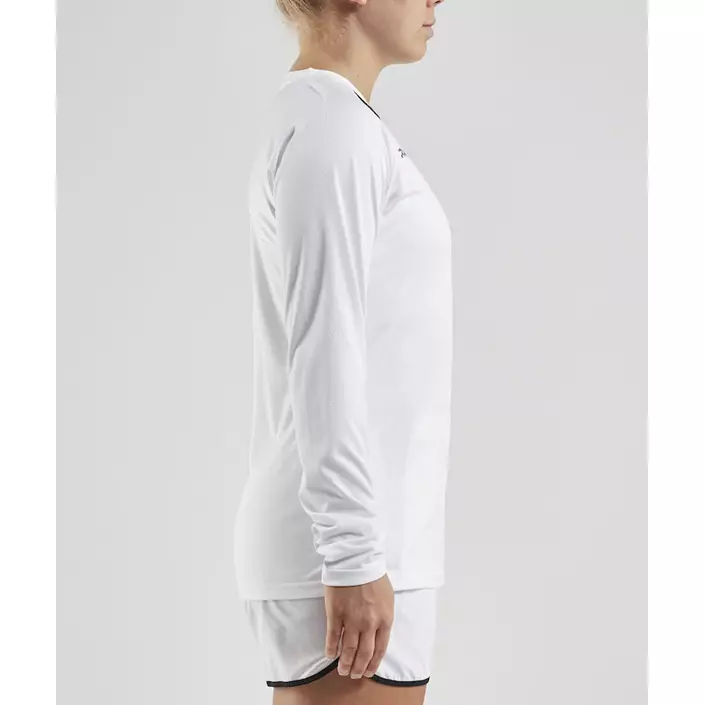 Craft Pro Control Impact long-sleeved women's T-shirt, White/Black, large image number 4