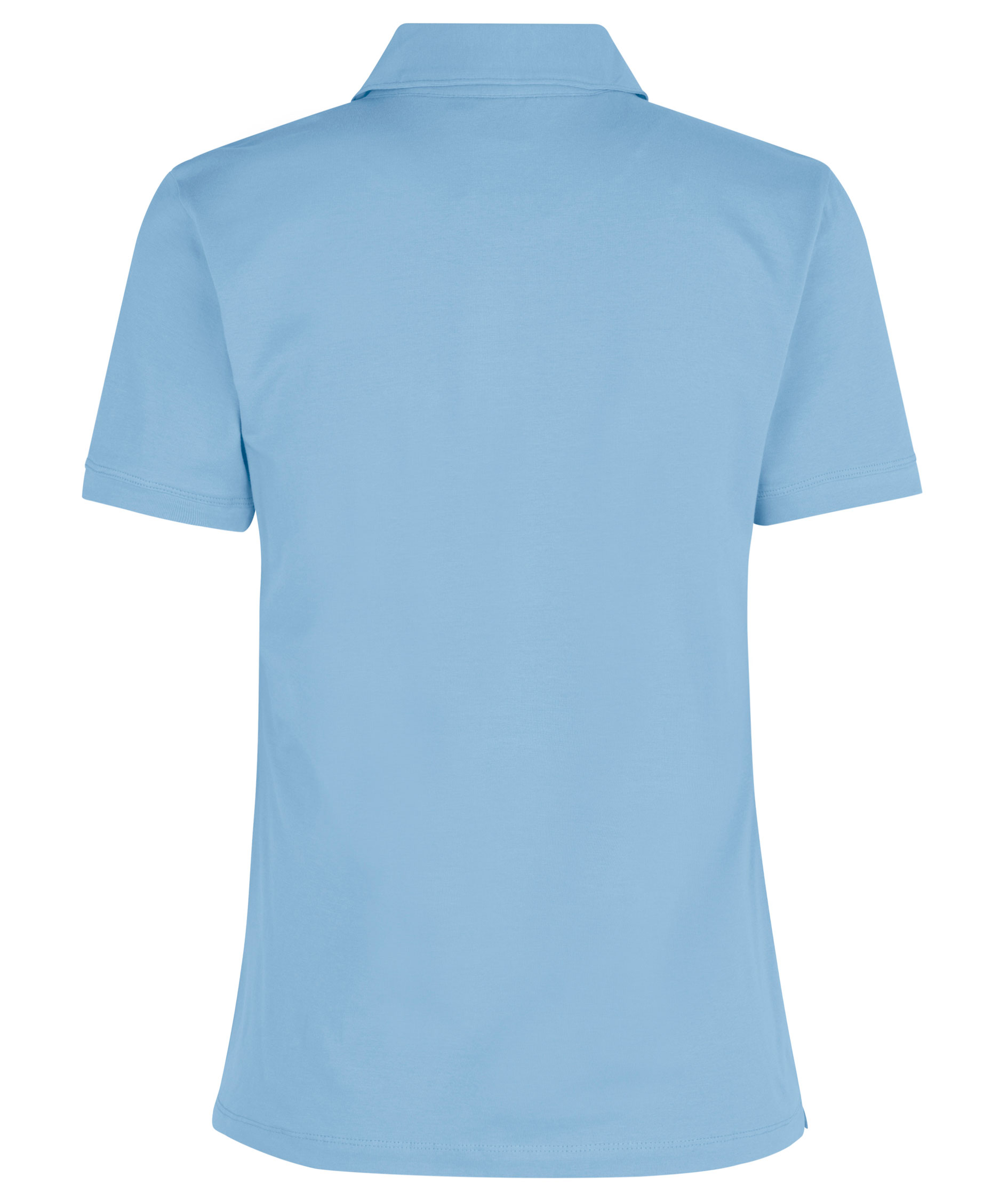 ID women's business polo med stretch, Light Blue, large image number 1