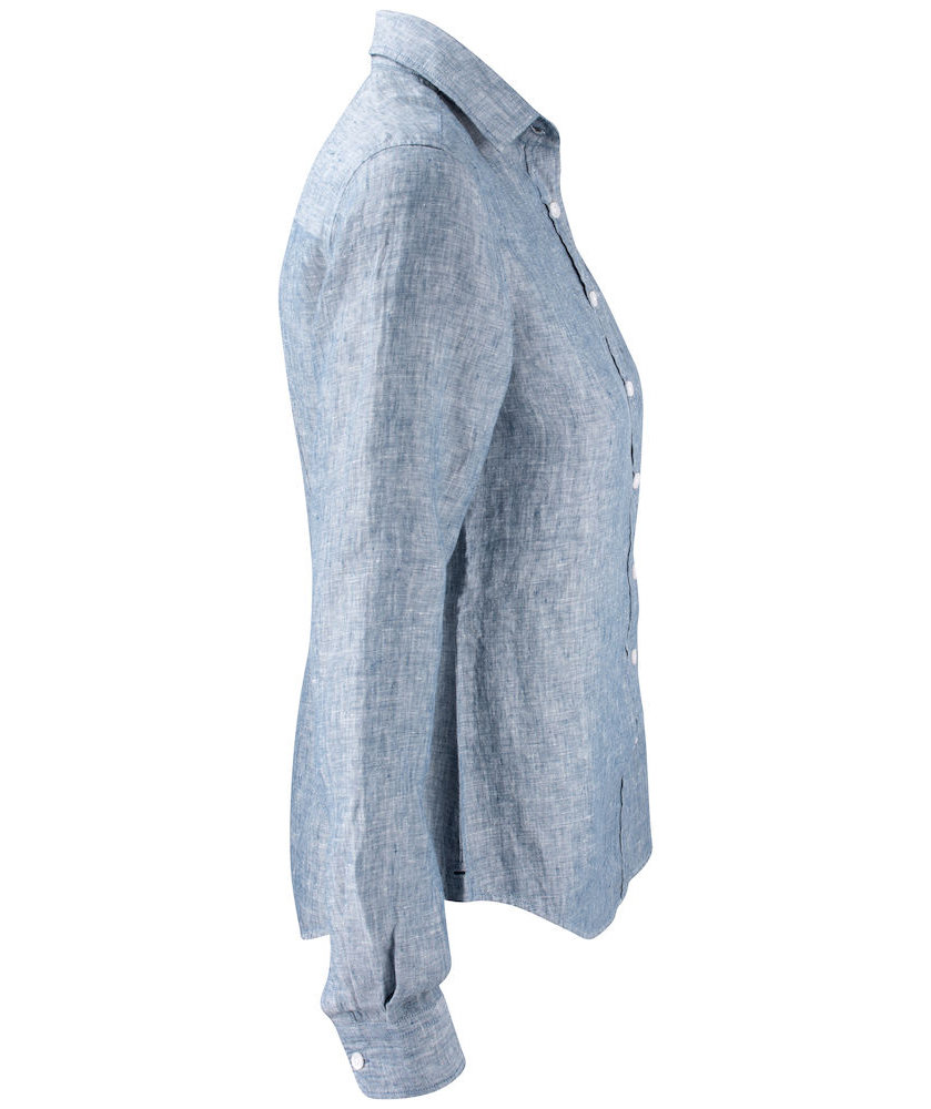 Cutter & Buck Summerland Modern fit linneskjorta dam, Denim Melange, large image number 2