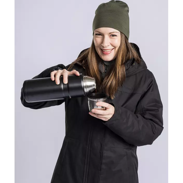 Pinewood dame vinter parkajakke, Black, large image number 5