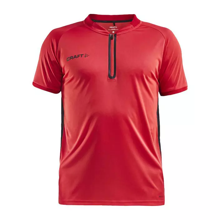 Craft Pro Control Impact polo T-skjorte, Bright red, large image number 0