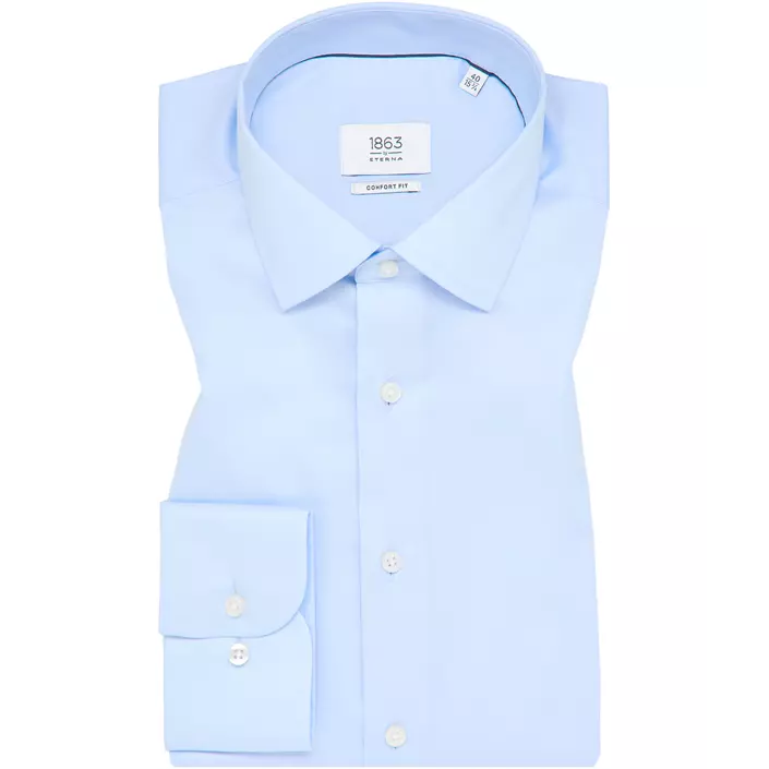 Eterna Gentle Comfort fit shirt, Light blue, large image number 4