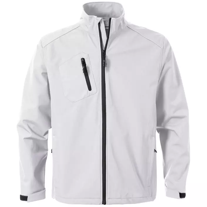 Fristads softshell jacket, White, large image number 0