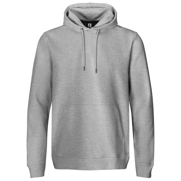 Fristads fleece hoodie, Grey-mottled, large image number 0