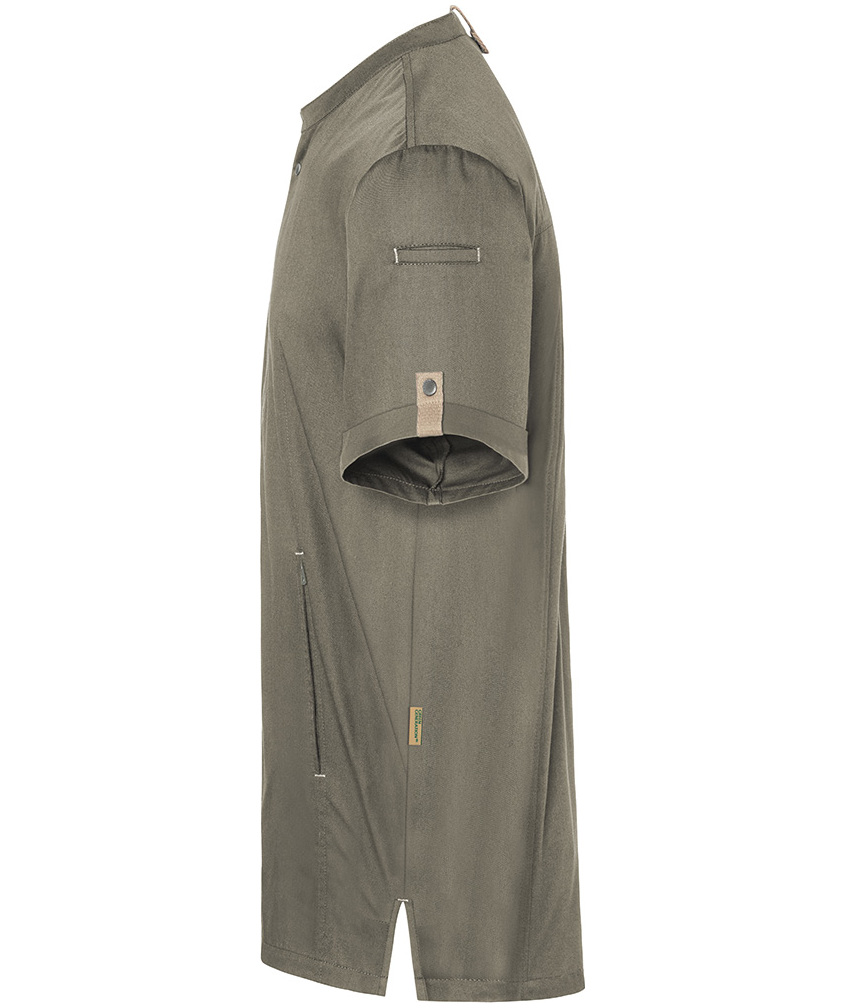 Karlowsky Green-generation short-sleeved chefs jacket, sage, large image number 3