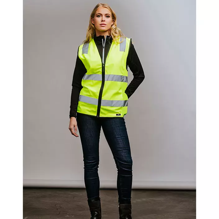 YOU Kathrineholm women's reflective safety vest, Hi-Vis Yellow, large image number 2