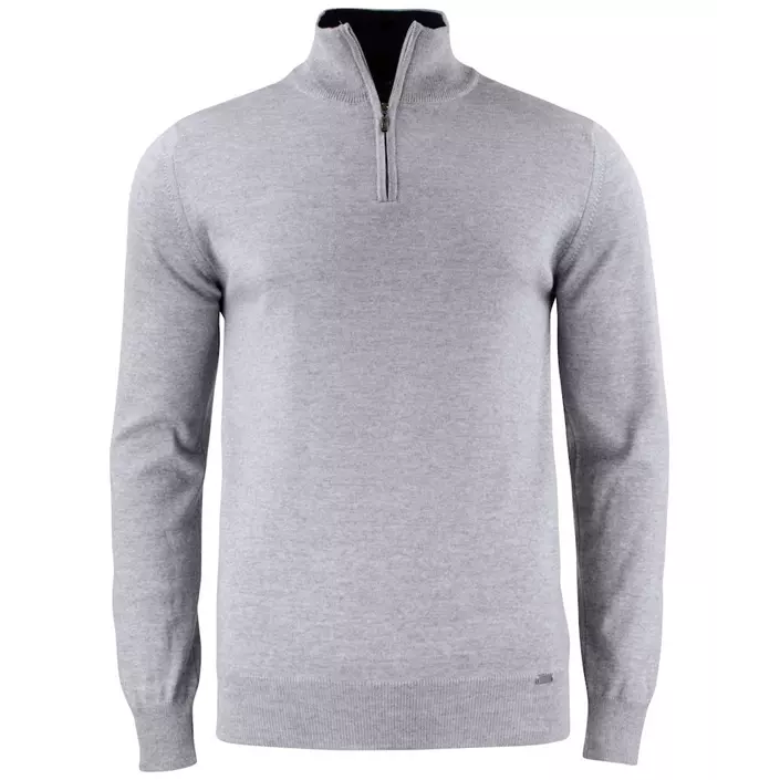 Cutter & Buck Everett  sweatshirt with merino wool, Grey Melange, large image number 0