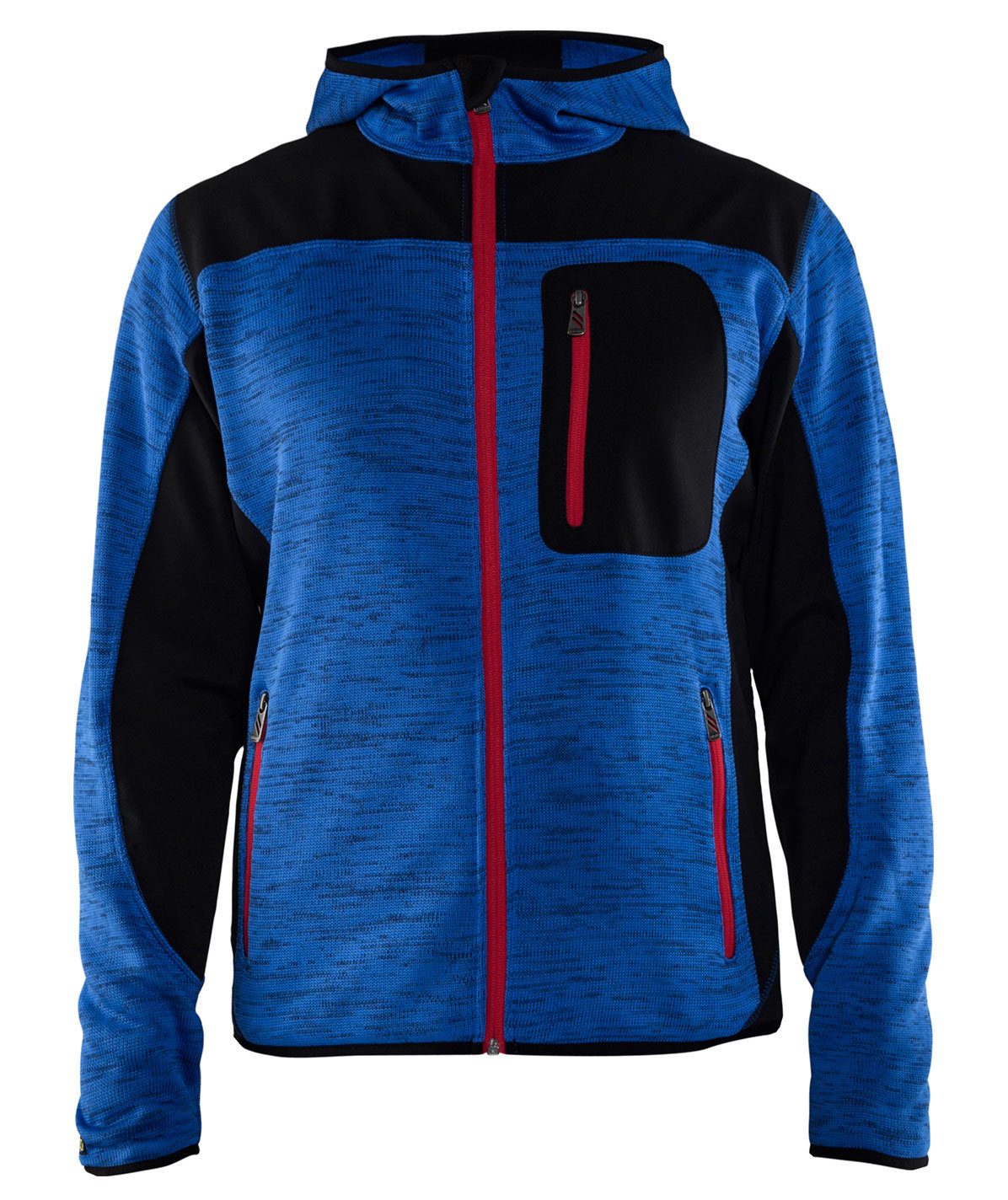 Bl&aring;kl&auml;der knitted softshell jacket X4930, Cobalt blue/black