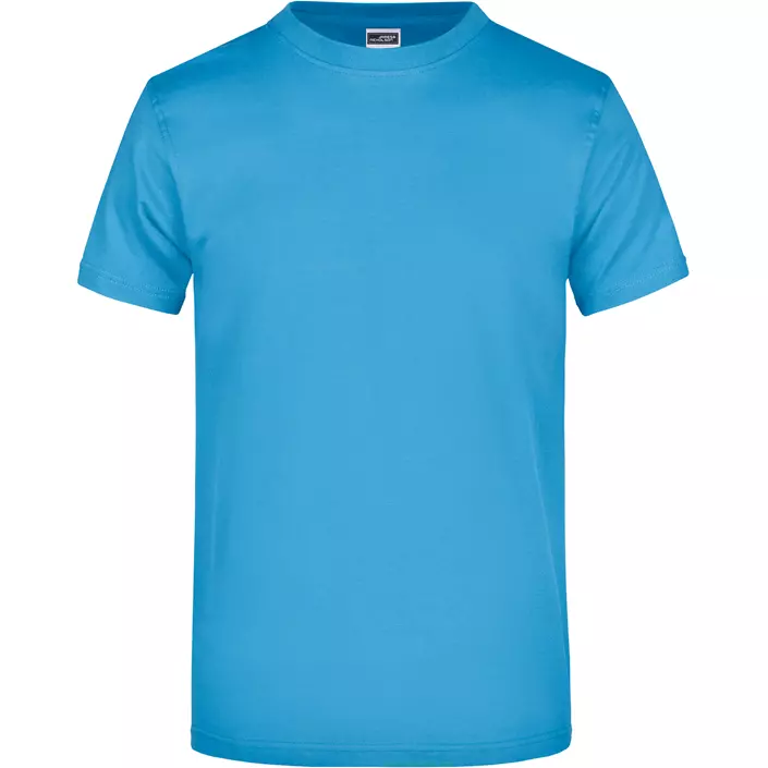 James & Nicholson T-Shirt Round-T Heavy, Aqua, large image number 0