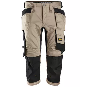 Snickers AllroundWork craftsman knee pants 6142, Khaki/Black
