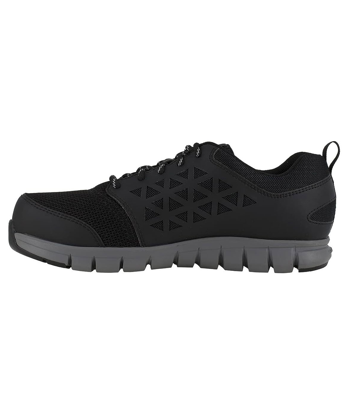 Reebok black 2024 work shoes