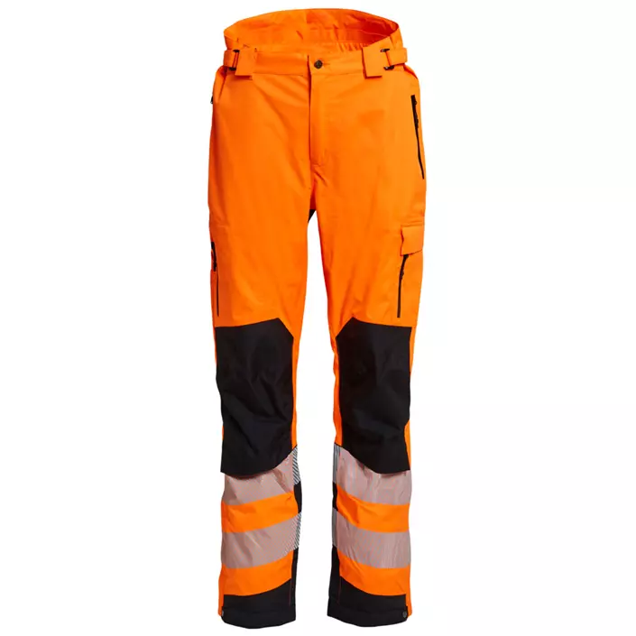Elka Visible Extreme shell trousers full stretch, Hi-Vis Orange/Black, large image number 2