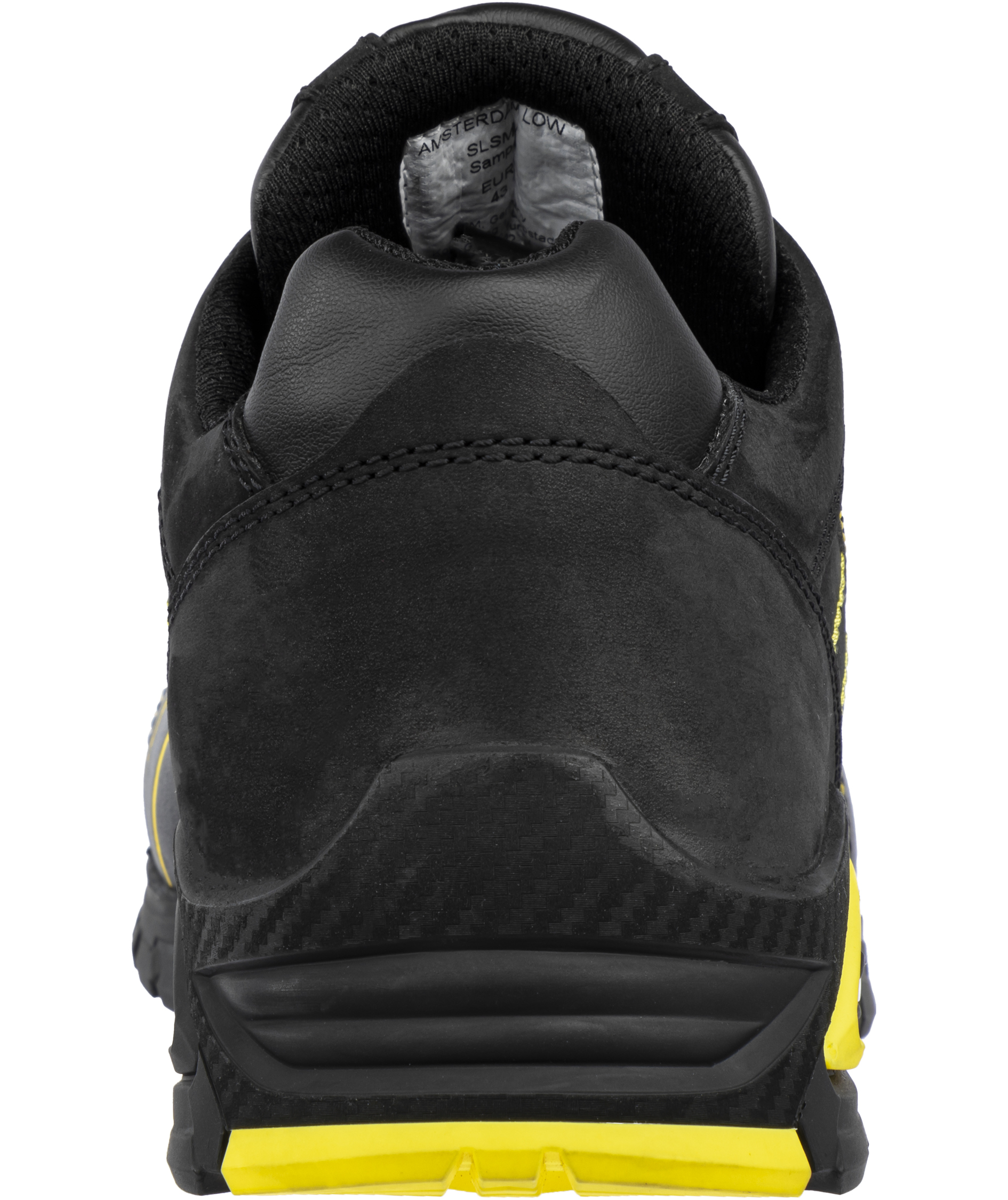 Puma Amsterdam Low safety shoes S3L, Black/Yellow, large image number 3