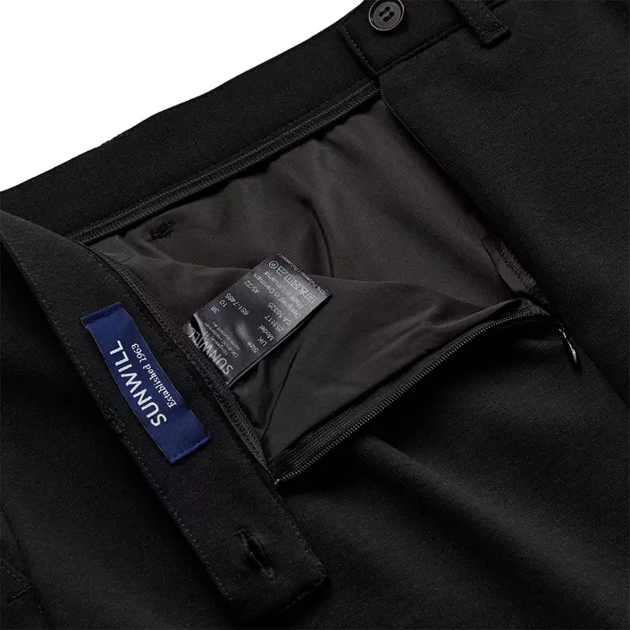 Sunwill Extreme Flex Modern fit kjol dam, Black, large image number 3