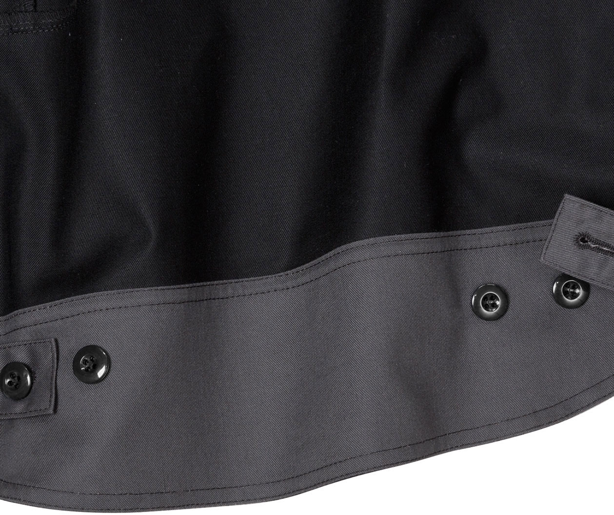 Fristads work jacket 4555, Black/Grey