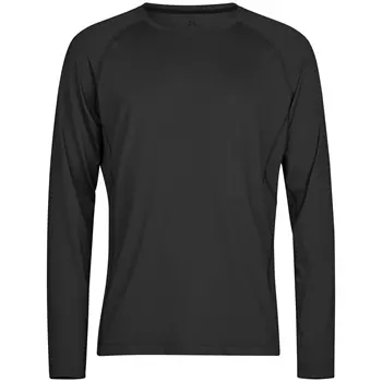 Tee Jays langærmet Cooldry T-shirt, Sort