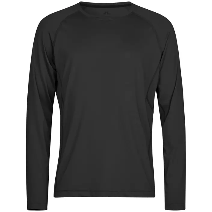 Tee Jays langärmliges Cooldry T-Shirt, Schwarz, large image number 0