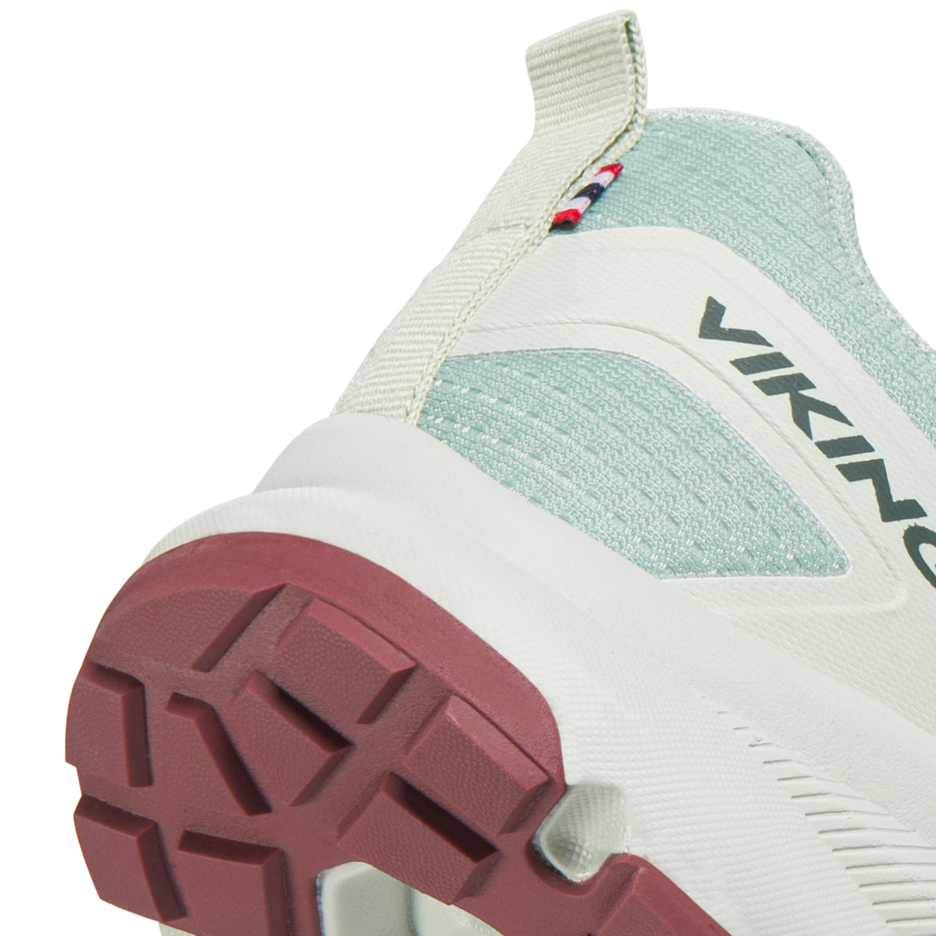 Viking Motion Low women's sneakers, Green/old rose, large image number 2